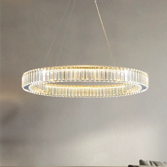 Люстра подвесная, золото, кристалл, CHIP 60*12 металл, E14.