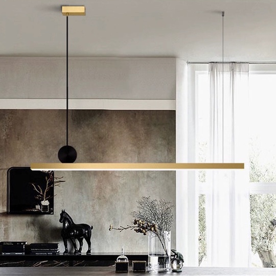 Люстра медная Luma, металл, 150*130, светодиодная, led