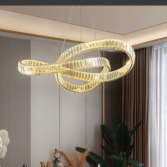 Люстра подвесная, бронза, кристалл, JACOB 60*29 металл, LED