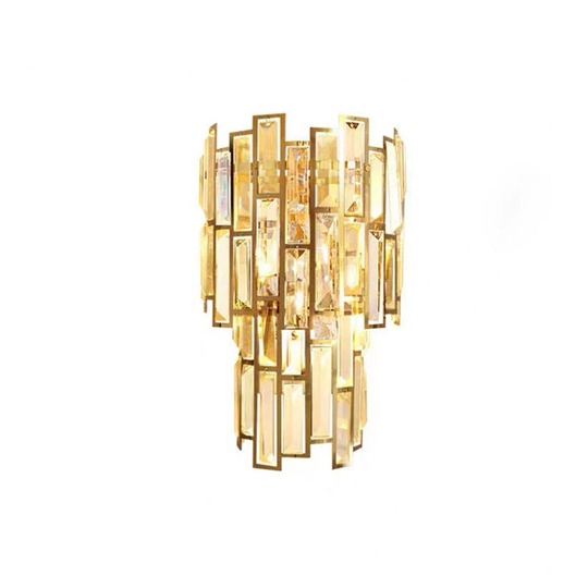 Настенный светильник SAMUEL, Бра, 22*38, золото, металл, Е14.