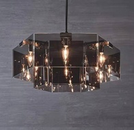 Светильник подвесной черный, Uzolo, металл, 60*25 см, Е14