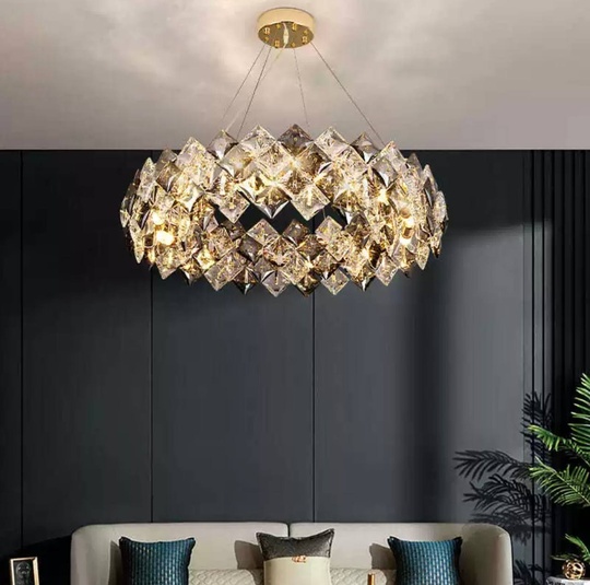 Люстра BANY 100*20 золото, стекло, металл, Е14.