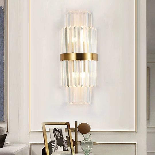 Настенный светильник GLADYS, Бра 23*55, золотой, металл, Е14.