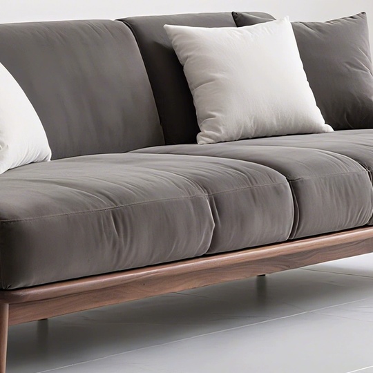 Диван черный орех, 240*85*80 см, итальянский стиль, ткань, не раскладной