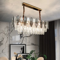 Люстра подвесная BEREN 100*37 дымчатый, стекло, металл, Е14.