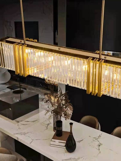 Светильник подвесной, золотой Azelyx, металл, 150*25 см, E14