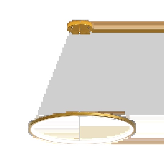 Люстра подвесная, медь, ПММА, WILLOW 40*2 металл, LED.