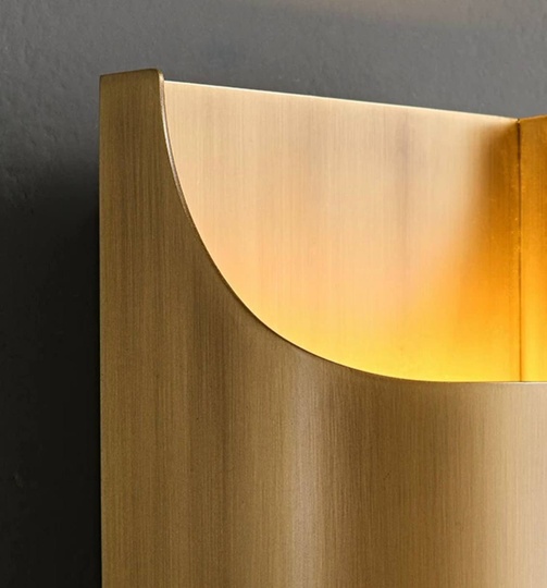 Настенный светильник, Бра, HORACE 10*30, медный, медь, G9.