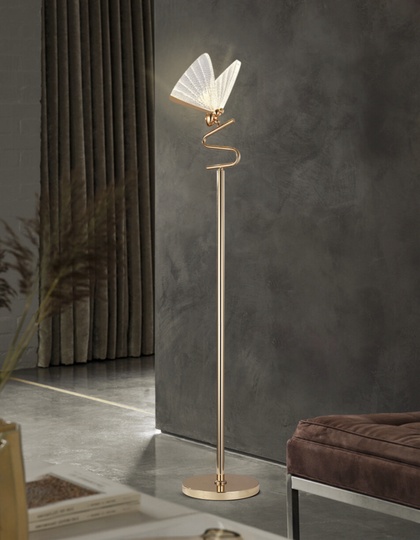 Напольный светильник бабочка BUTTERFLY, Прозрачный, LED, 6 Вт