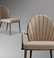 Итальянский обеденный стул Elavo 56*86*62 см, кожа 5 класса