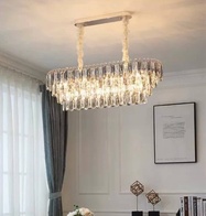 Люстра подвесная ERGE 100*30 дымчатый, стекло, металл, Е14.