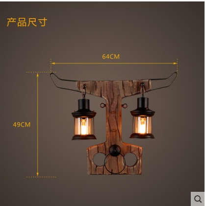 Люстра ретро ностальгический гостиной кабинет