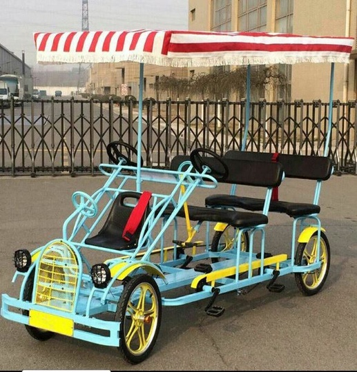 Прогулочная Повозка Для Четверых