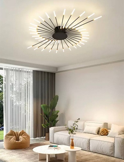 Люстры черная Elyzorn, металл, 105*7 см, светодиодная, LED