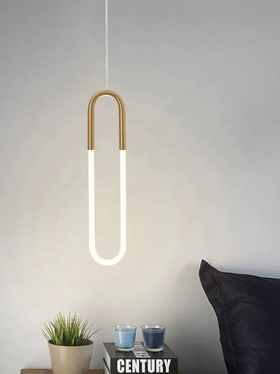 Светильник подвесной, бронзовый, Eldrisign, металл, 14*80 см, светодиодная, LED