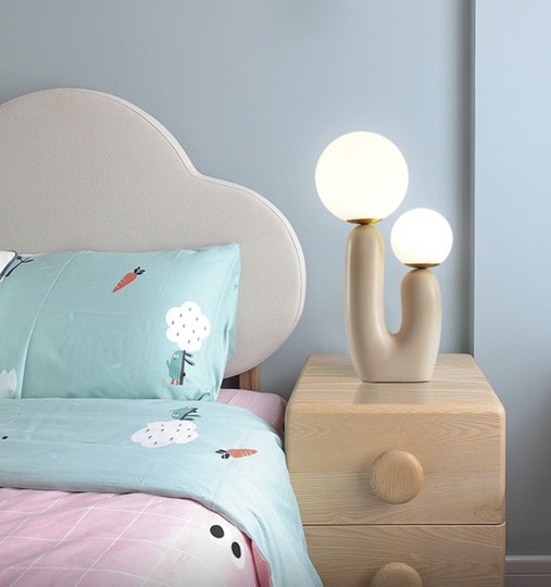 Настольная лампа DOUBLE LIGHT, розовый