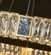 Люстра подвесная CEREN 80*150 золотой, хрусталь, металл, LED.