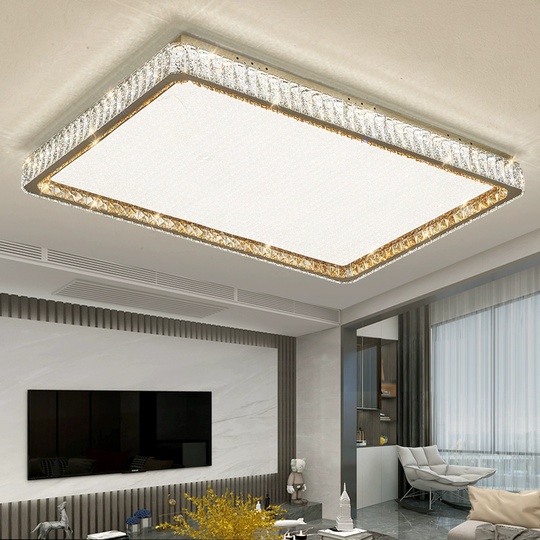 Потолочный светильник, хром, кристалл, IGGY 70*50 металл, LED.