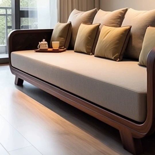 Прямой диван Watson ясень, ткань, 230*85*80 см