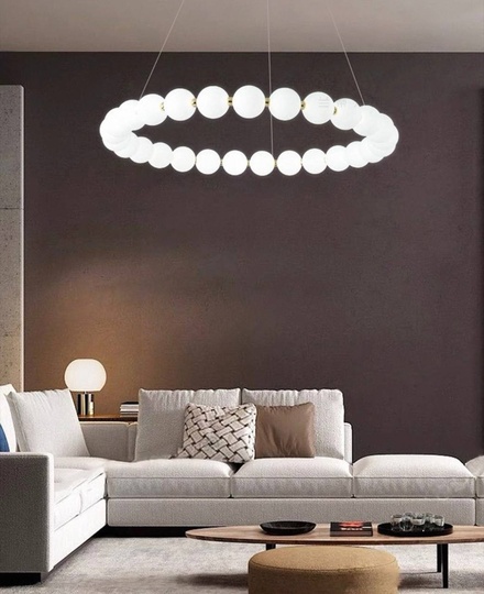 Светильник подвесной медный Uvloxi, медь, 52*8 см, светодиодная, LED