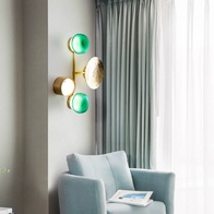 Настенный светильник медный SIMON, Бра, 32*39, медь, LED.