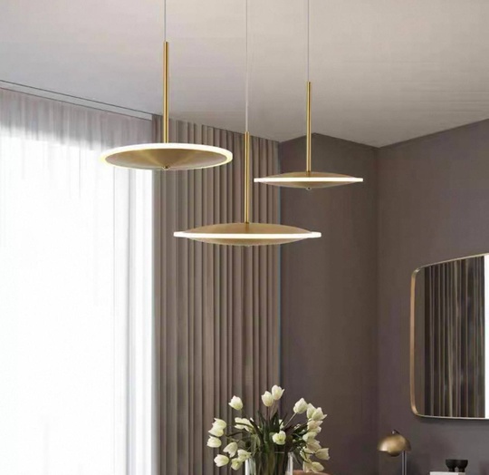 Светильник потолочный, золотой, Evoris, металл, 20*15 см, светодиодная, LED