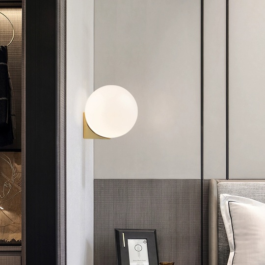 Настенный светильник, Бра ELLEN 15*15, медный, металл, G9.