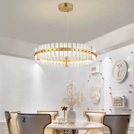 Люстра подвесная, бронза, кристалл, ANTIQUE 50*15, металл, LED.