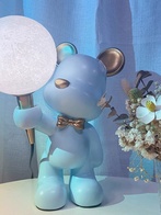 Настольная лампа TEDDI, 25*47, голубая