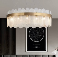 Люстра подвесная, медь, песочно-белый, стекло, DUYGU 60*27, металл, G9.