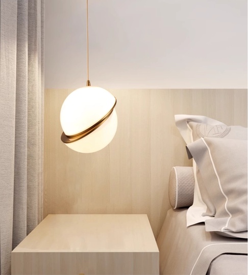 Люстра бронзовая Elypendent, металл, 15*15 см, Е27