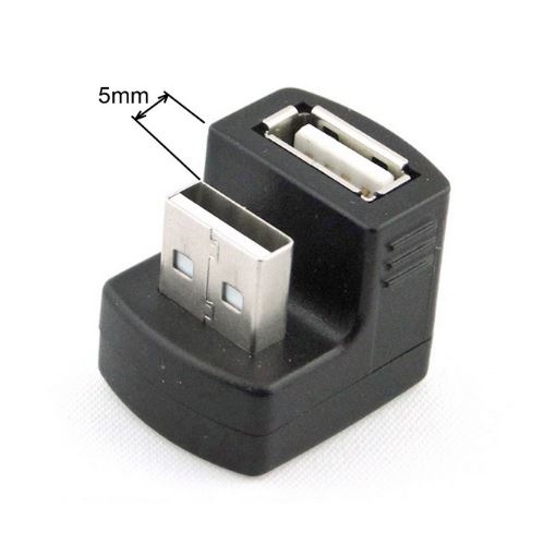 Переходник 2USB 2.0 A 180 градусов