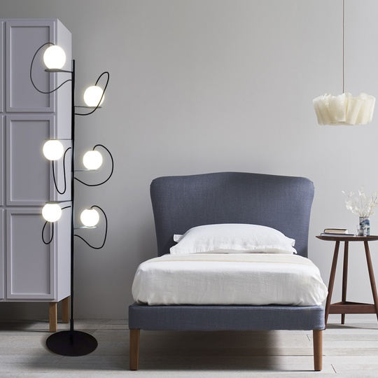 Напольный светильник MAI HE MAI черный 6 плафонов Milan Iluminacion, LED, 15 Вт