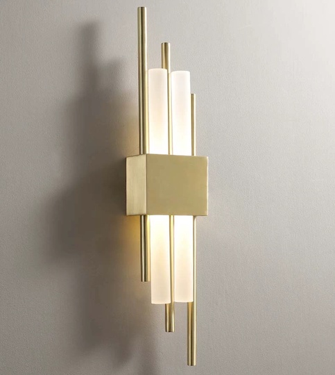 Настенный светильник медный CLAY, Бра 12*65, металл, LED.