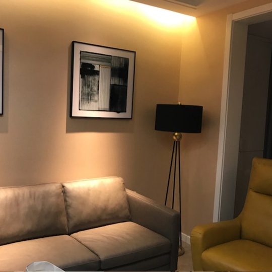 Напольный светильник черный ткань Anthropologie, E27, 10 Вт