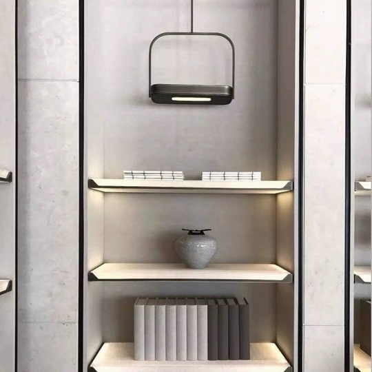 Люстра черная Eloraq, металл, 30*27 см, светодиодная, LED