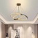 Люстра подвесная ASENA 80*100 бронза, кристалл, металл, LED.