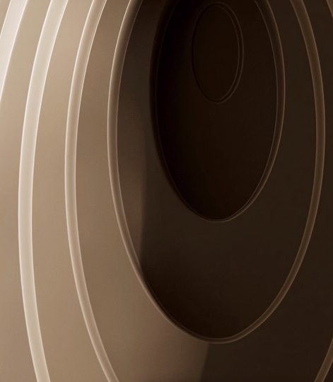 Журнальный стол Abyss, светлый, современный, овальный, 130х65х37 см, стеклянный для дома, офиса, гостиной.