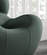 Кресло темно зеленое Serie up, 1 шт., 92х96х91 см