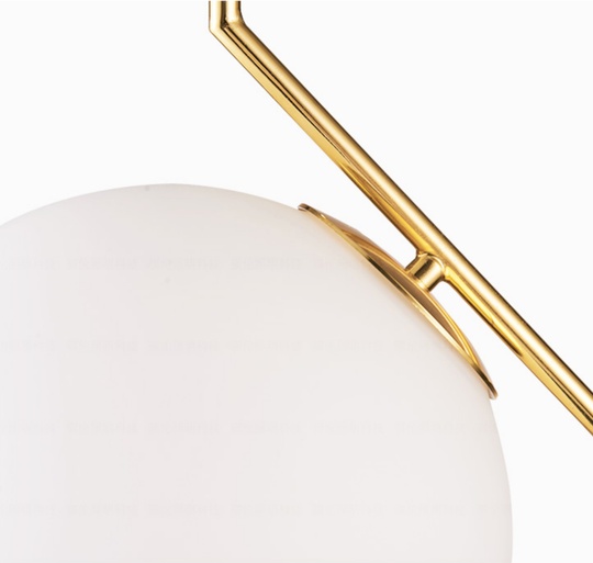 Подвесной светильник IC MAIHEMAI, диаметром 30 см, цвет золото