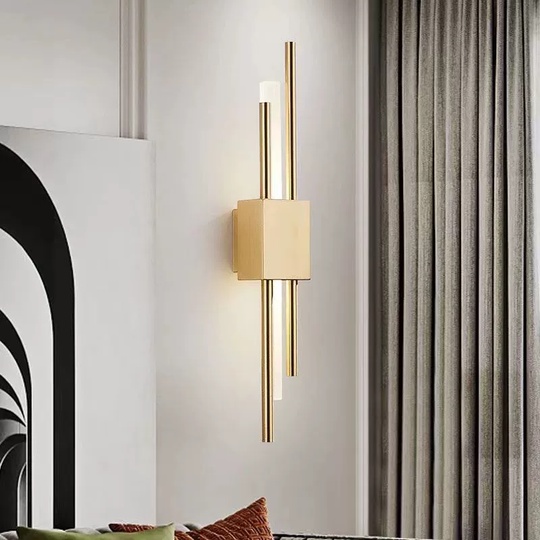 Настенный светильник медный CLAYTON, Бра 8*50, металл, LED.