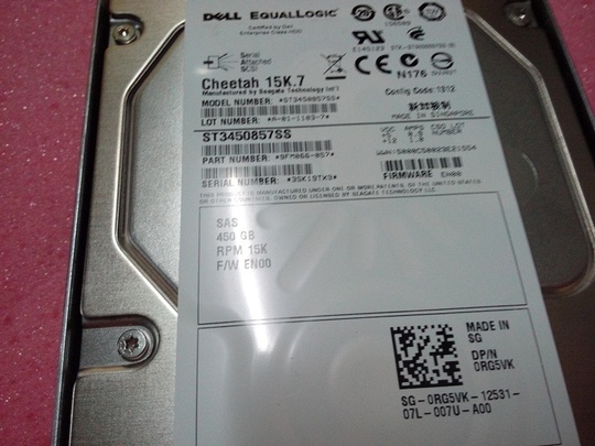 Жесткий диск DELL EqualLogic 3,5 " 450 ГБ SAS