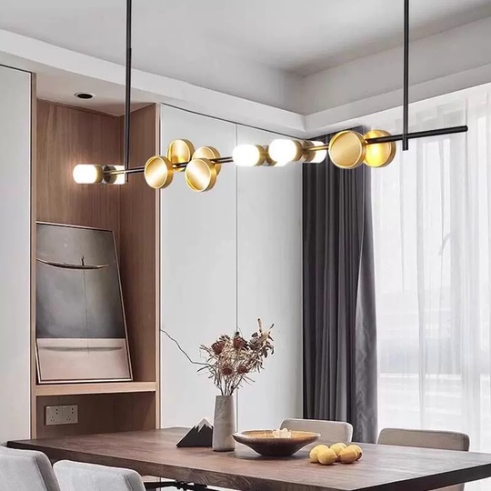 Люстра черная Love, металл, 140*100 см, светодиодная, LED