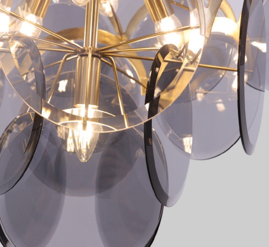 Подвесной светильник MAI HE MAI бронзовый цвет, 14 ламп, 80 см* 45 см, освещением для дома и сада., E14, 40 Вт