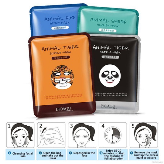 Маска для лица Animal Face Sheep