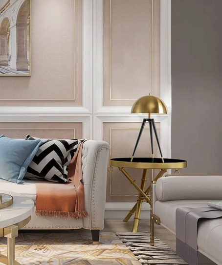 Настольная лампа ROCKET 35*65, античная бронза, черный, металл