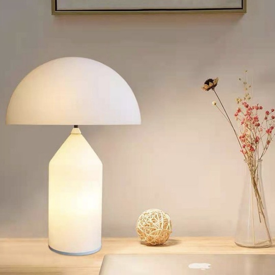 Настольная лампа белая ATOLLO, 25*38 см