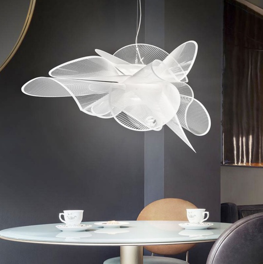 Подвесной светильник MAI HE MAI белый, 90 см, акрил. Veli LA BELLE ETOILE, LED, 60 Вт