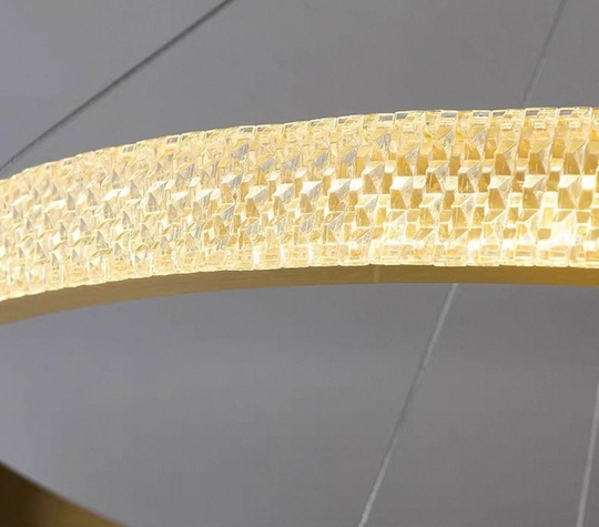 Люстра подвесная, медь, ПММА, NATA 60*100 металл, LED.