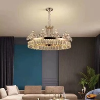 Подвесной светильник OSMAN 50*35, золотой, кристалл, металл,  LED.